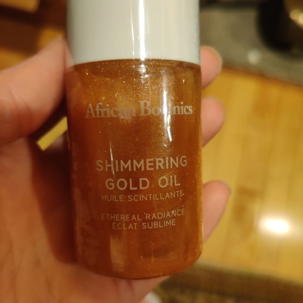 African Botanics Shimmering Gold Oil 60 ml SEALED